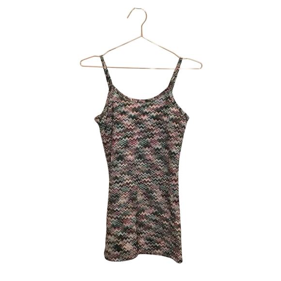 BKE multi color chevron tank top size medium - Picture 1 of 6